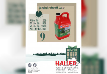 Türchen 9. Sonderkraftstoff Oest