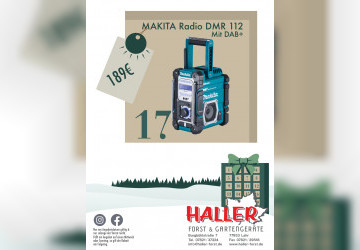 Türchen 17. Makita Radio DMR112