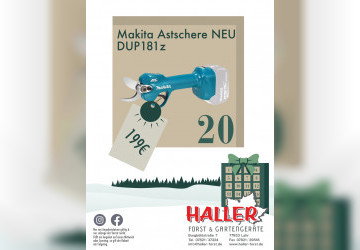 Türchen 20. Makita Astschere DUP181z