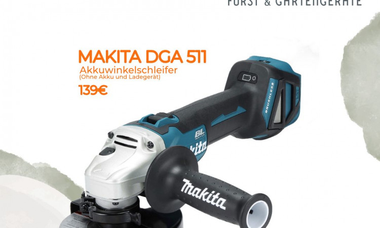Makita DGA 511 Akkuwinkelschleifer – 139 €