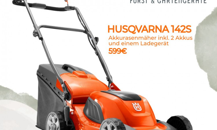 Husqvarna 142S Akkurasenmäher – 599 €